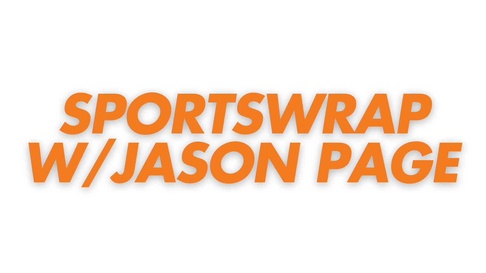 SportsWrap w/Jason Page